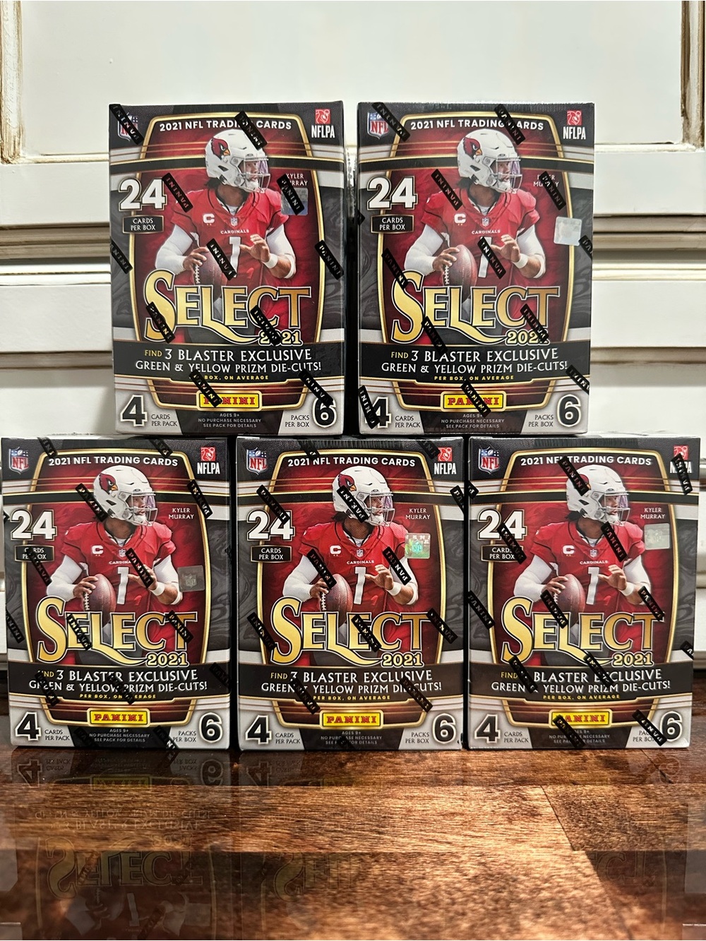 2021 Panini Select NFL Football Blaster Box - Lot of 5